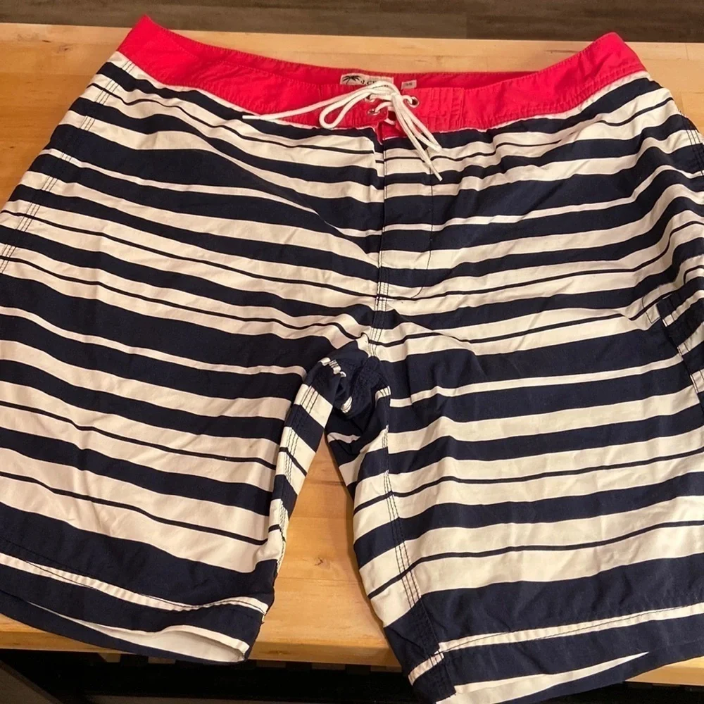 J crew mens swim trunks size 35